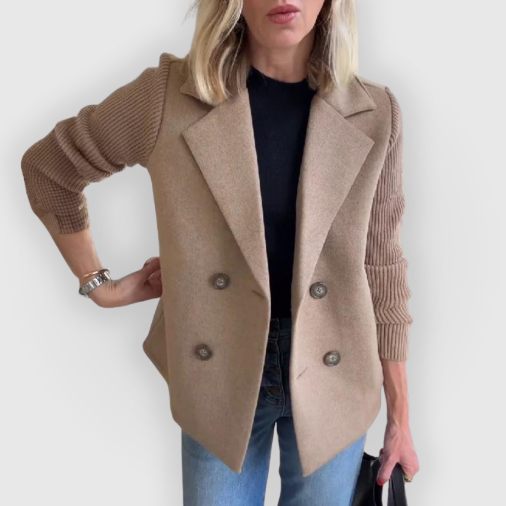 Felicity - Eleganter Damen Blazer mit Strickärmeln