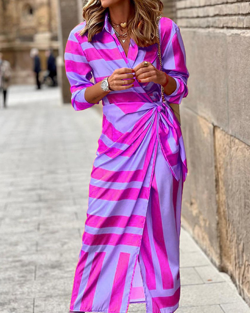 Beatrice - Sommerkleid mit Wickelgürtel und Ärmeln