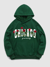 Kelvin - Hoodie mit Chicago Rosenmuster