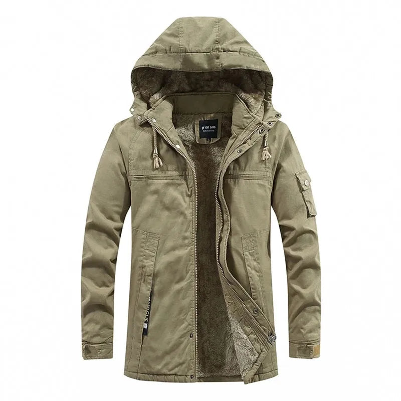 Charles - Bequeme Fleecejacke mit Kapuze