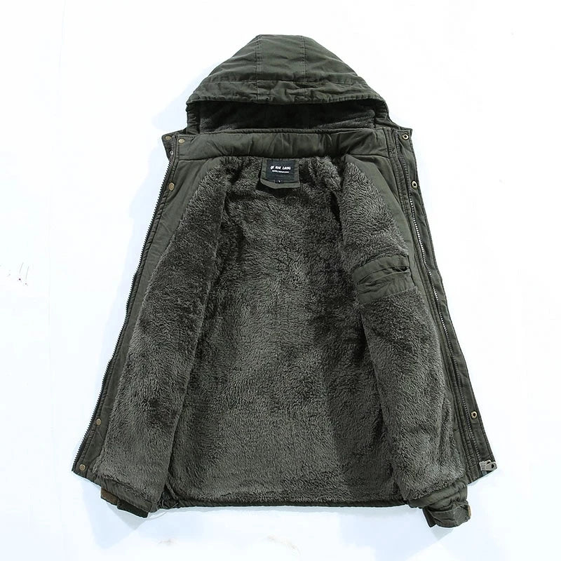 Charles - Bequeme Fleecejacke mit Kapuze