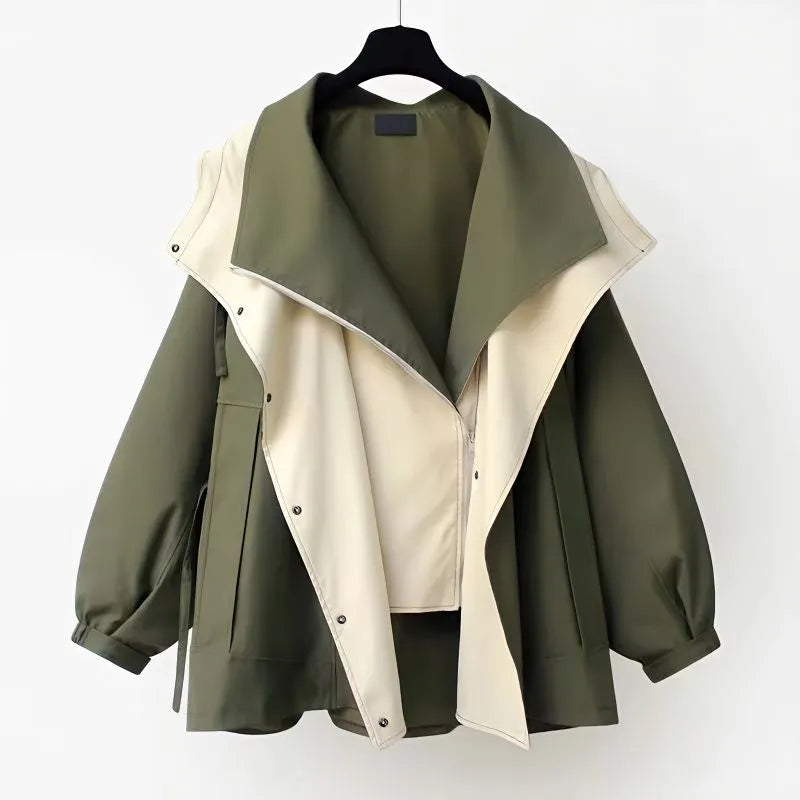 Beata – Stylische Damen Windbreaker Jacke mit Kapuze