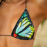 AquaGlam - Zweiteiliges Bikini-Set mit geteiltem Flügel