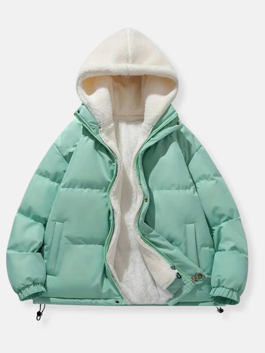 Quintina - Warme Damen Winterjacke mit Reißverschluss