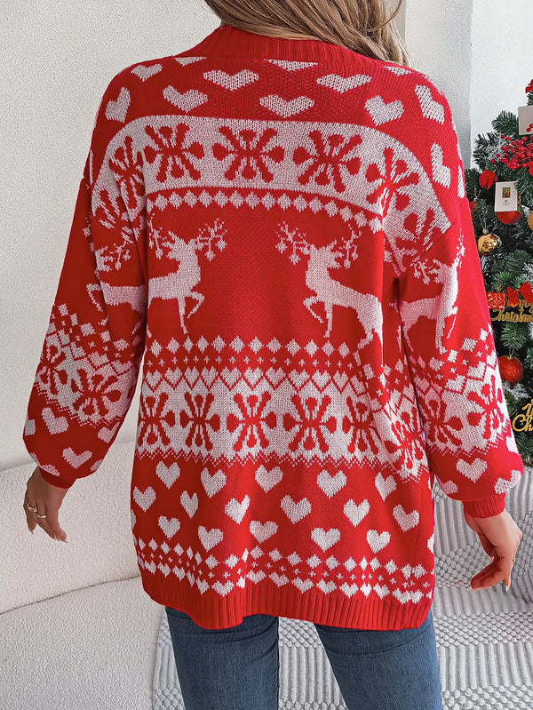 Ranaha | Festlicher Weihnachts-Cardigan für Damen