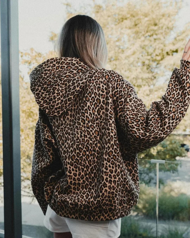 Babette - Leoparden-Sweatshirt