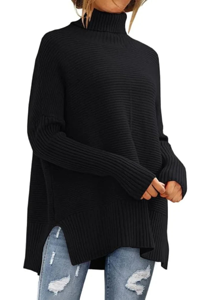 Loren - Oversize Rollkragenpullover