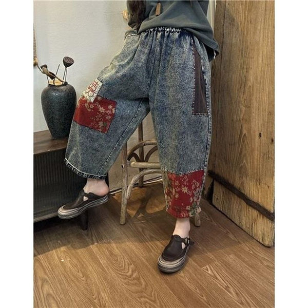 BlissfulEase - Denim Chill Pant