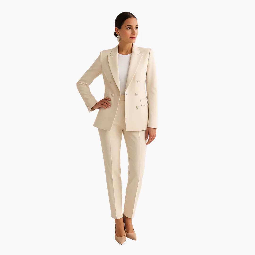 Marliesa - Blazer Hose Anzugset Damen Elegant