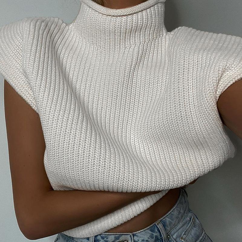 Lena – Damen Pulloverweste Modern Lässig