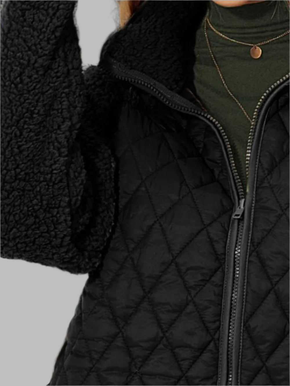 Ute – Jacke im Raglan-Stil mit Reißverschluss