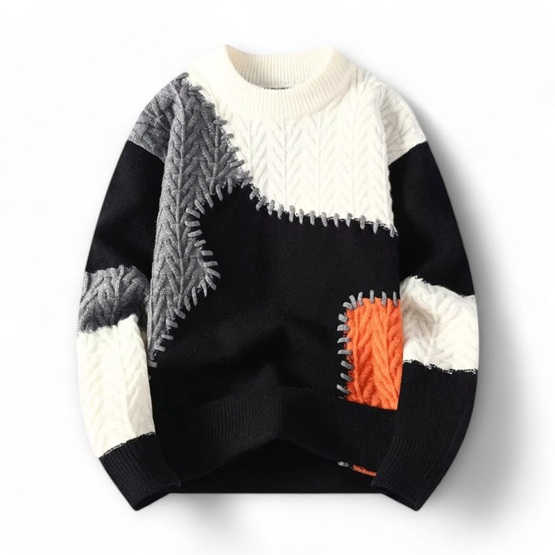 Yehuda - KunstPatch Kontrast Pullover