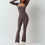 Naria | Figurbetonter Flare-Jumpsuit für Damen