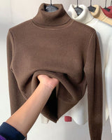 YVEA - WARMER ROLLKRAGENPULLOVER