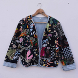 Sherrie - Vintage Boho Patchwork Quilted Jacke