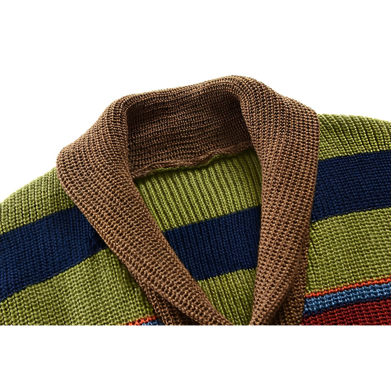 Ferdinand - Herren Retro Cardigan mit Farbblock & Knopfleiste