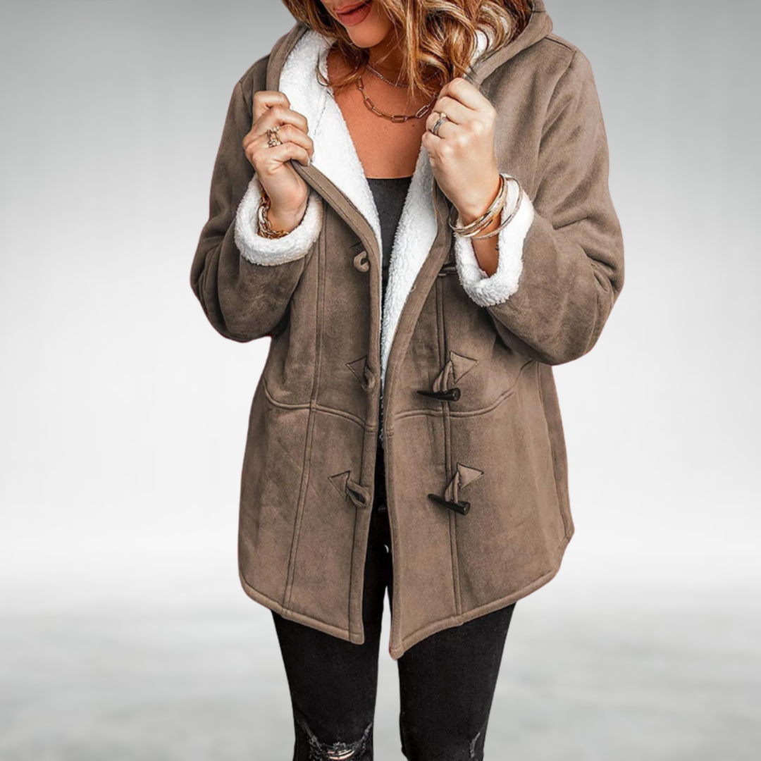Gisela - Warme Damen Jacke mit Fleecefutter Komfortabel
