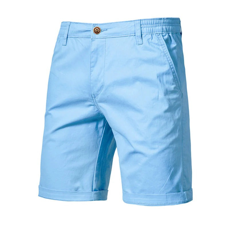 Sidney - Hohe Qualität 100% Baumwolle Elastische Taille Shorts für Herren