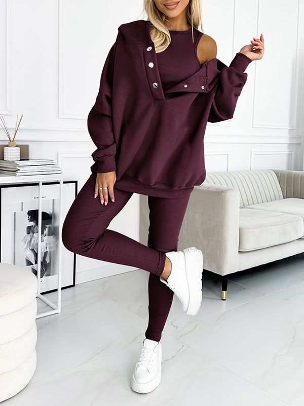 Belinda - Damen Loungewear Set: Hoodie & Hose