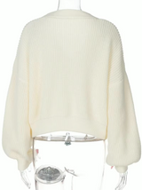 BOW SWEATER - V-Ausschnitt & Eleganter Schnitt