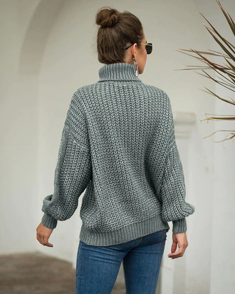 Miranda – Rollkragenpullover aus Strick für Damen