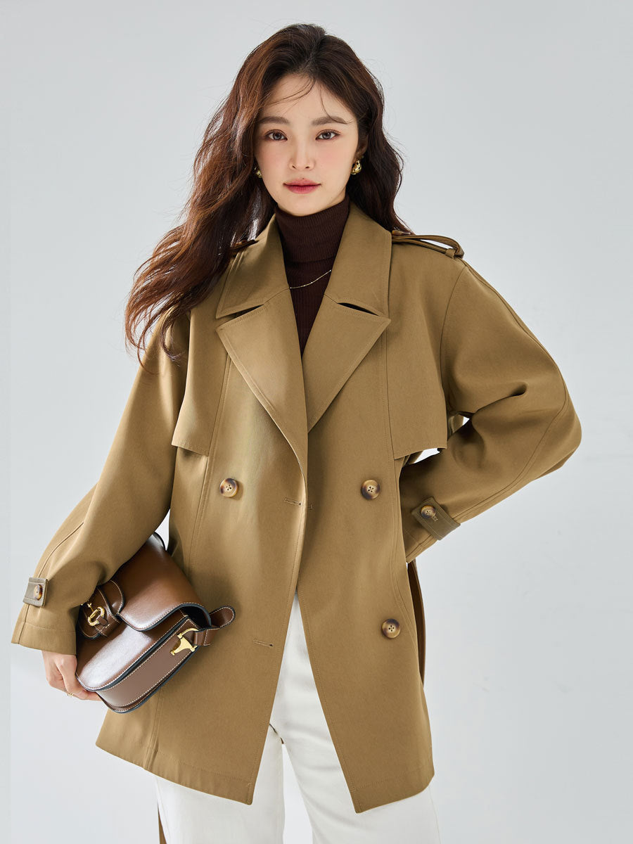 Samiena | Eleganter Trenchcoat für Damen