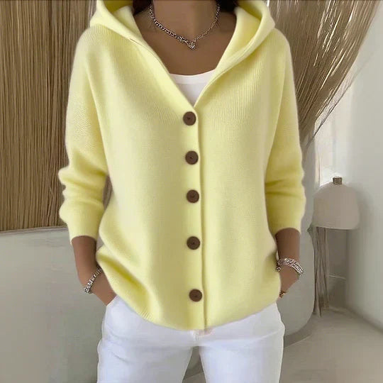 Bianca – Damen Strick Kapuzencardigan lässig & modern