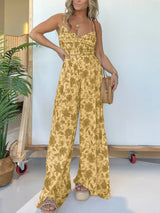 Fianley - Rüschen-Jumpsuit mit Blumenmuster