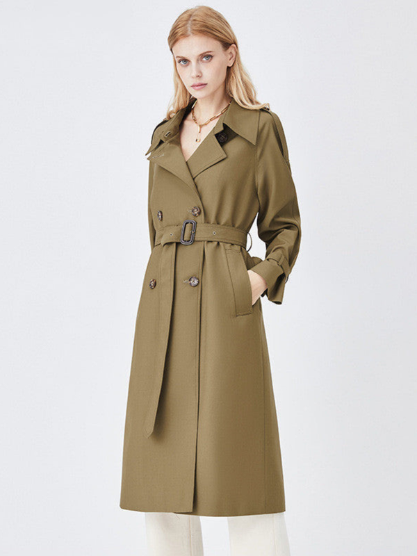 Double-Breasted Trench Coat