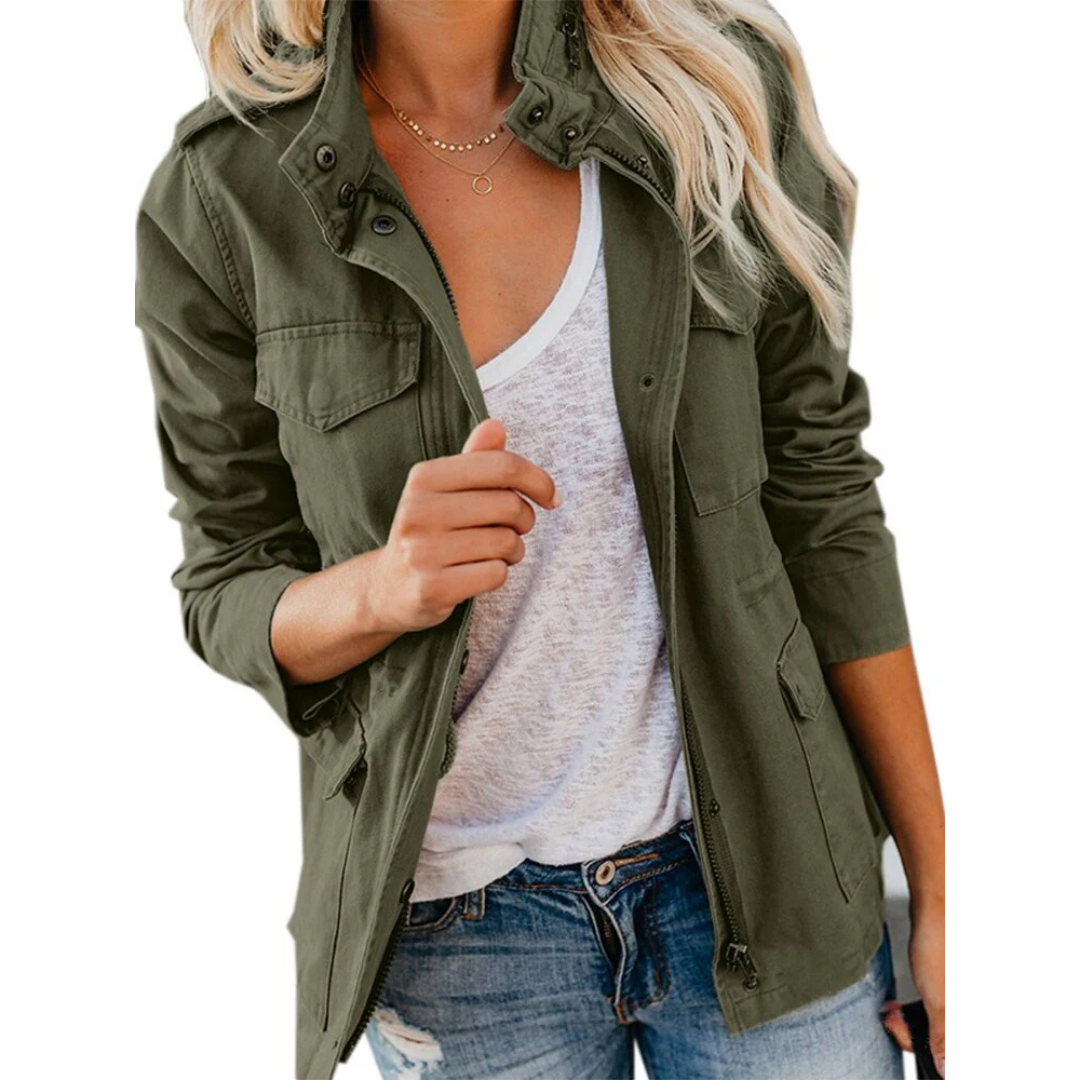 Alina – Moderne Jacke Mit Reißverschluss Für Damen