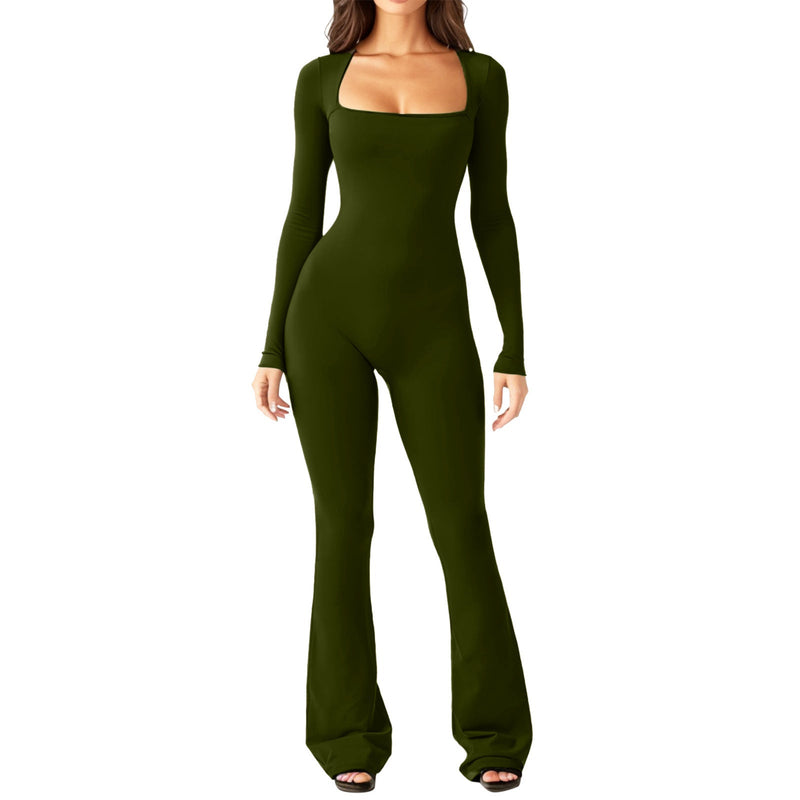 Naria | Figurbetonter Flare-Jumpsuit für Damen