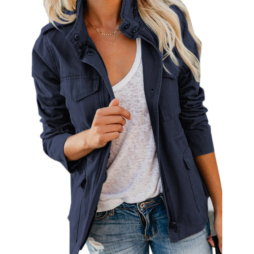Alina – Moderne Jacke Mit Reißverschluss Für Damen