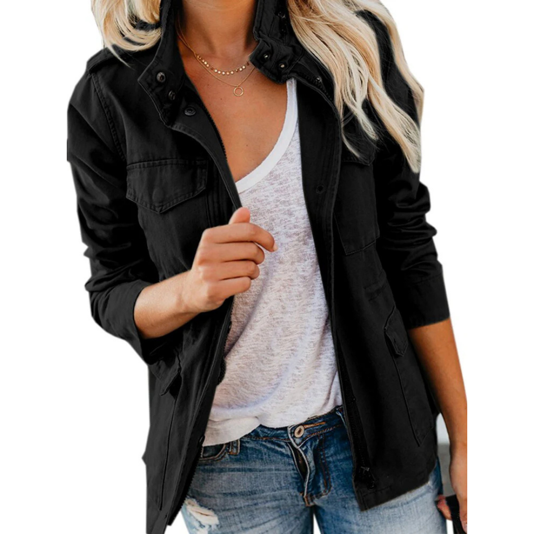 Alina – Moderne Jacke Mit Reißverschluss Für Damen