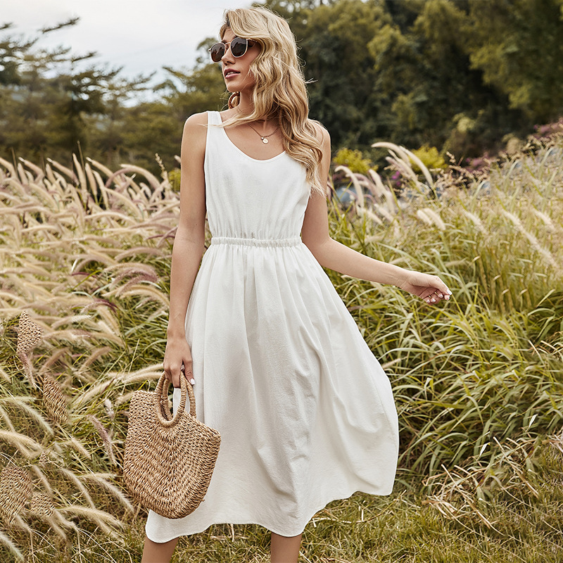 Cecilia - Ärmelloses Frühlings-Kleid