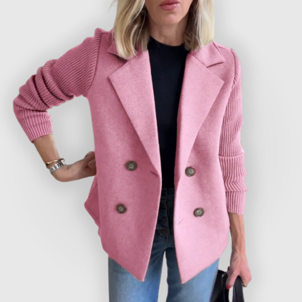 Felicity - Eleganter Damen Blazer mit Strickärmeln