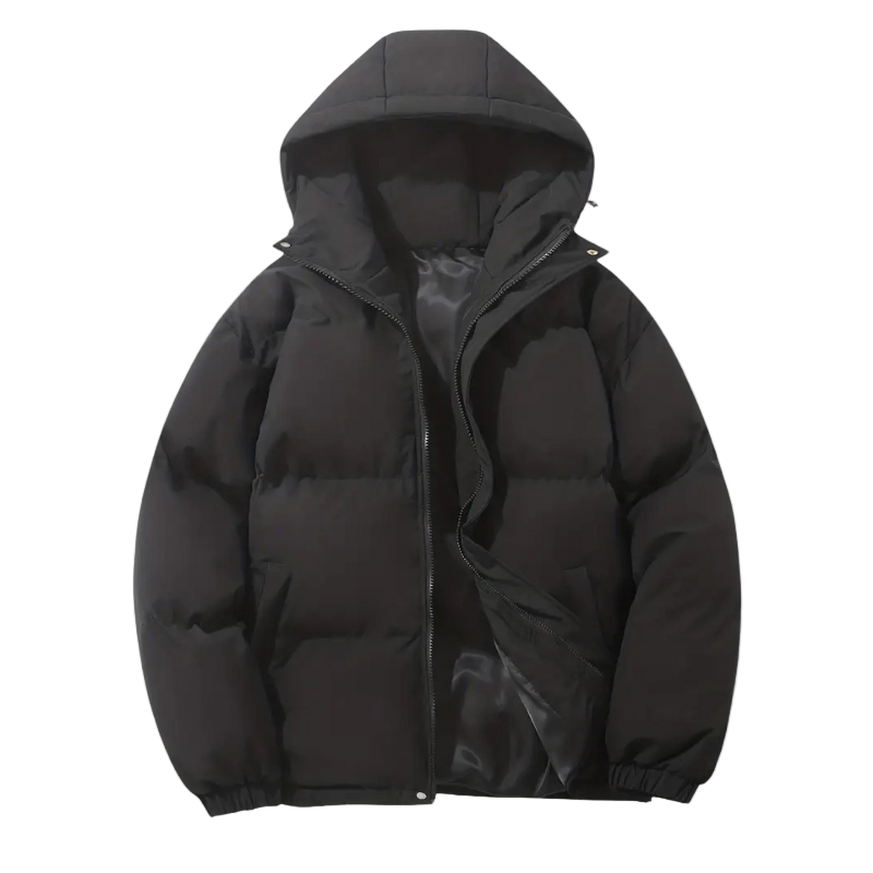 Dirk – Warme Pufferjacke Mit Kapuze Für Herren