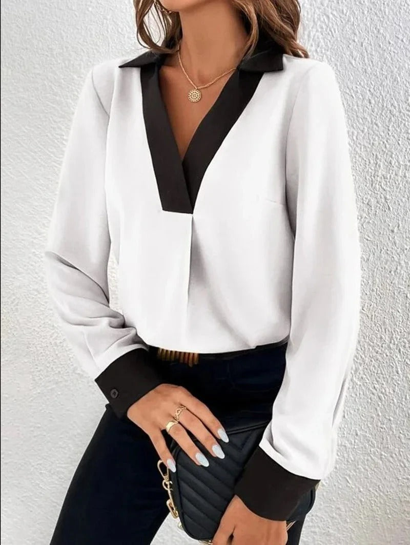 Stefanie - Elegante Business Bluse für Damen