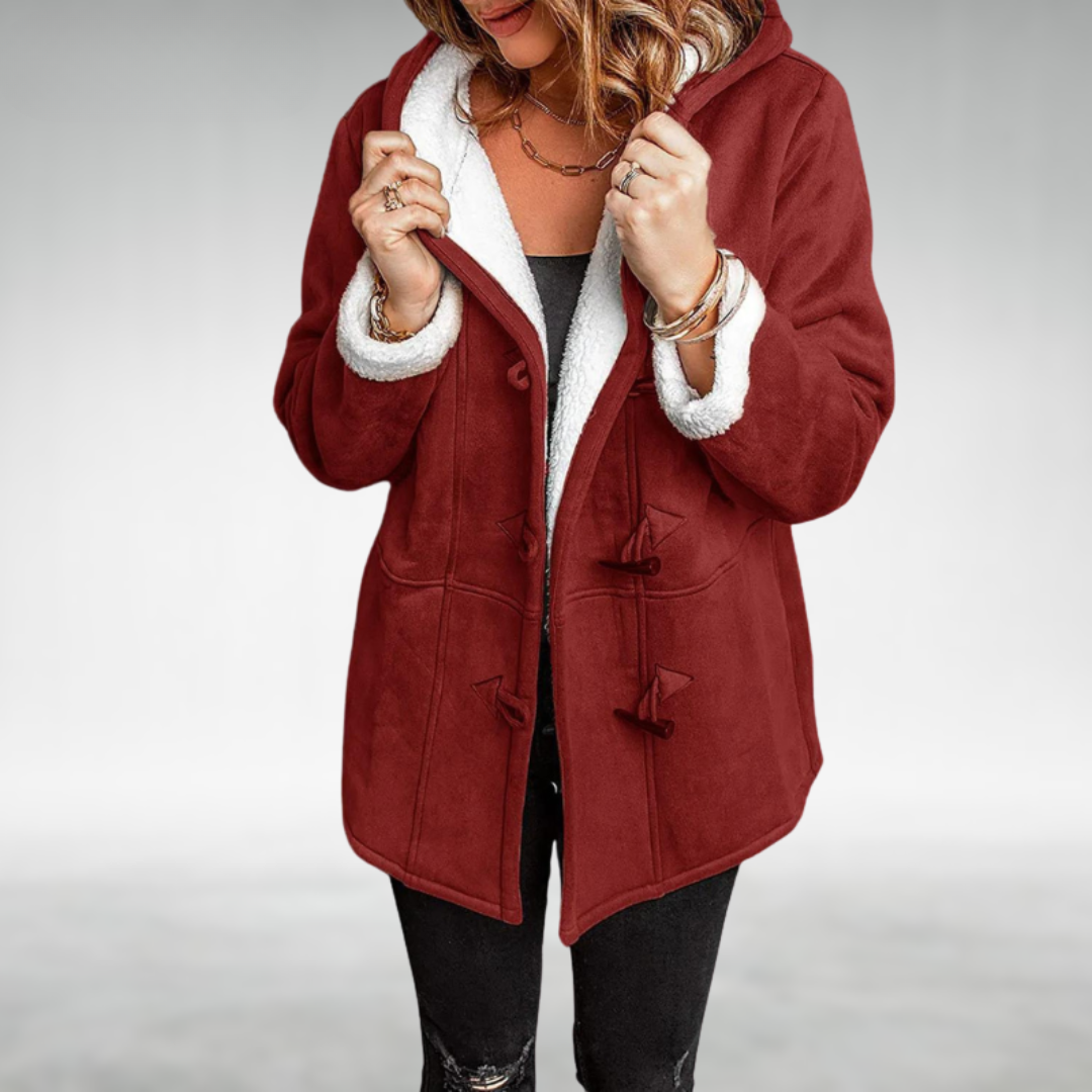 Gisela - Warme Damen Jacke mit Fleecefutter Komfortabel