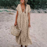 Joy - Hippie Kleid mit V-Neck