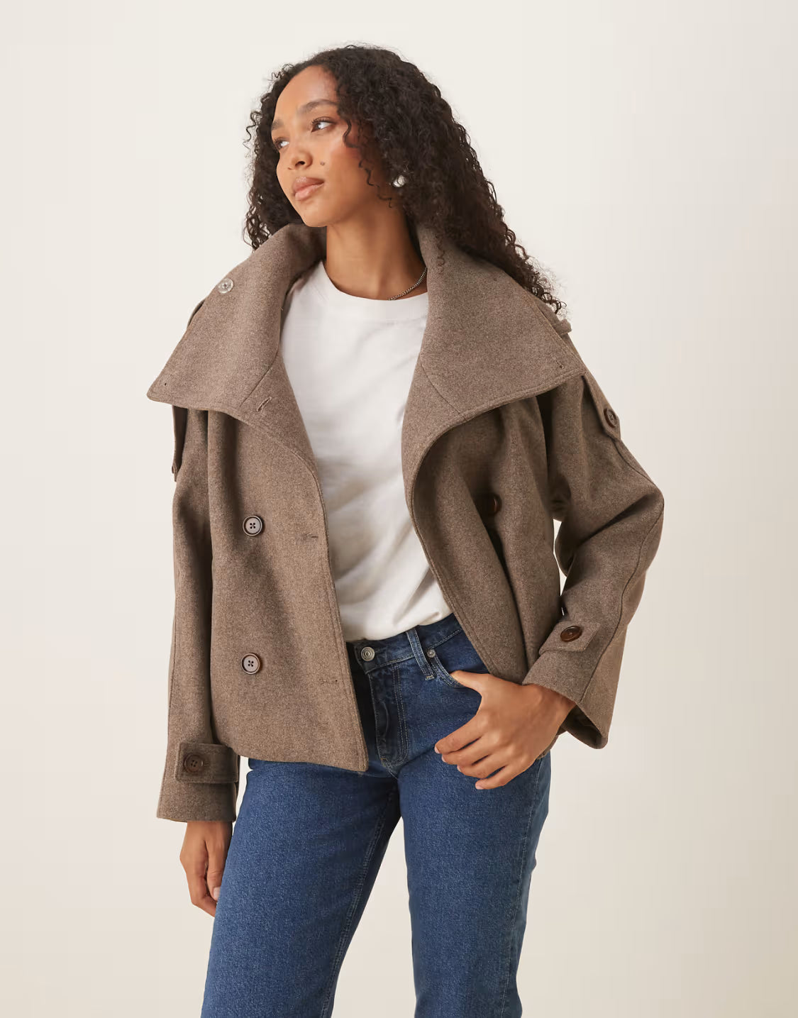 Isabell - Schicker herbstlicher Woll-Peacoat für Damen
