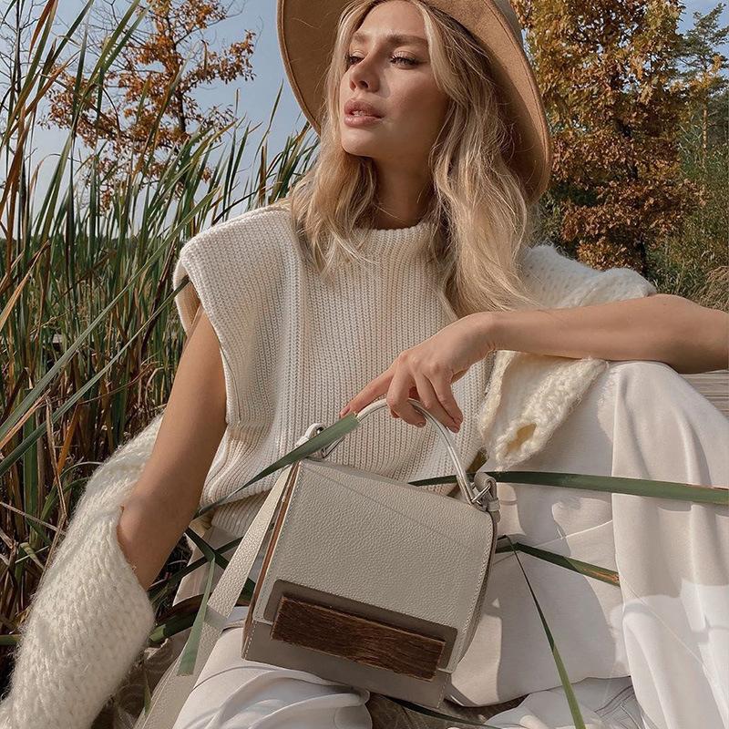 Lena – Damen Pulloverweste Modern Lässig