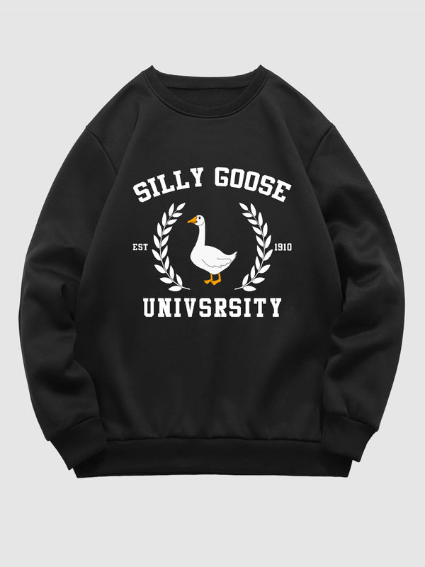 Somi - Herren Sweatshirt mit Silly Goose-Print