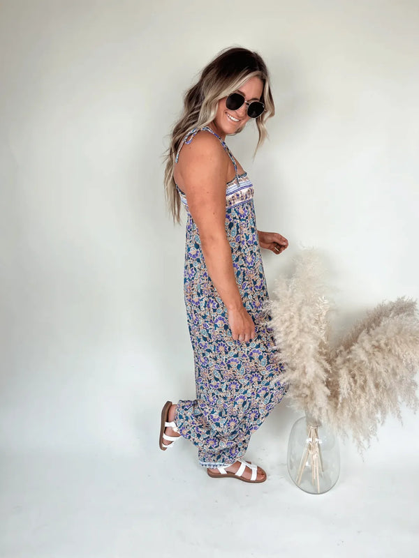 Minsse - Boho Chic Florales Jumpsuit