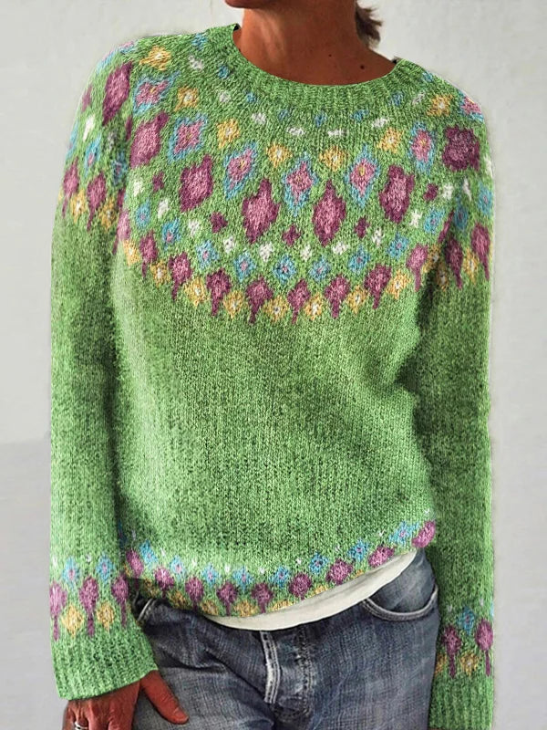 Junella - Forestgreen Herbstpullover