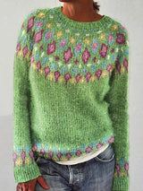 Junella - Forestgreen Herbstpullover