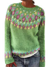 Junella - Forestgreen Herbstpullover