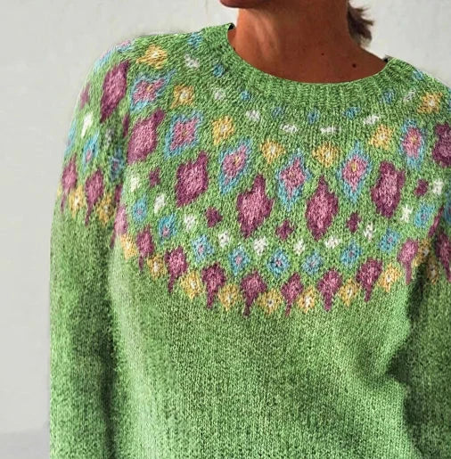 Junella - Forestgreen Herbstpullover