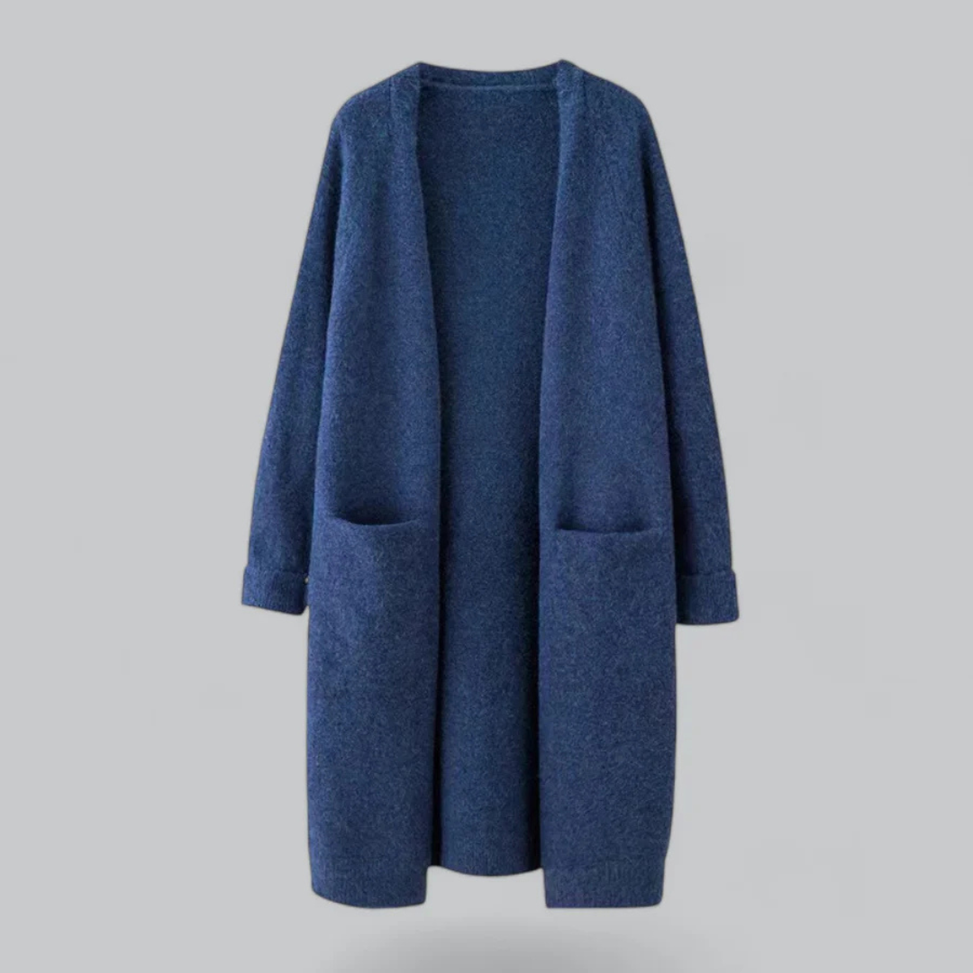 Andrea – Lässige Strickjacke Mit Offener Front