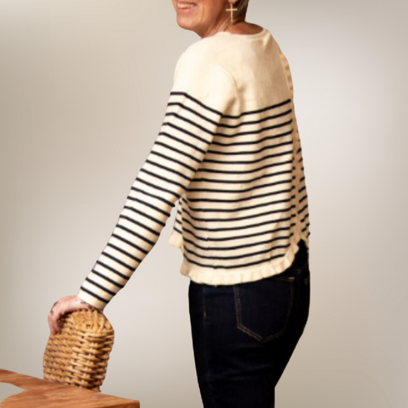 Lydia - Moderner Matrosen-Pullover