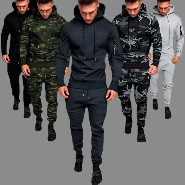 James - Stylisch Moderner Camouflage Trainingsanzug für Herren